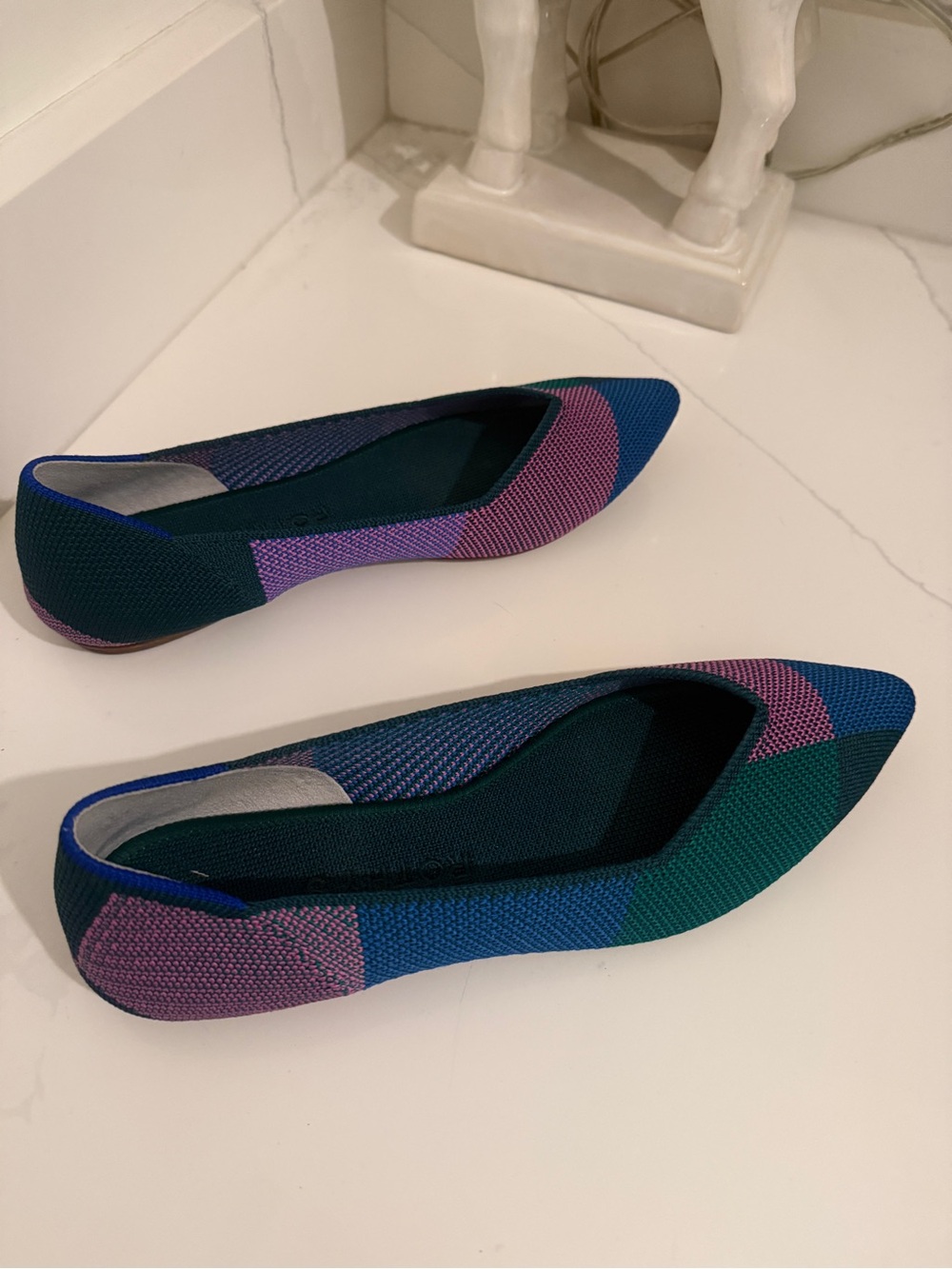 Rothy's Pointed Knit Flats in Retired Sugared Berry Size 7 - Picture 2 of 5
